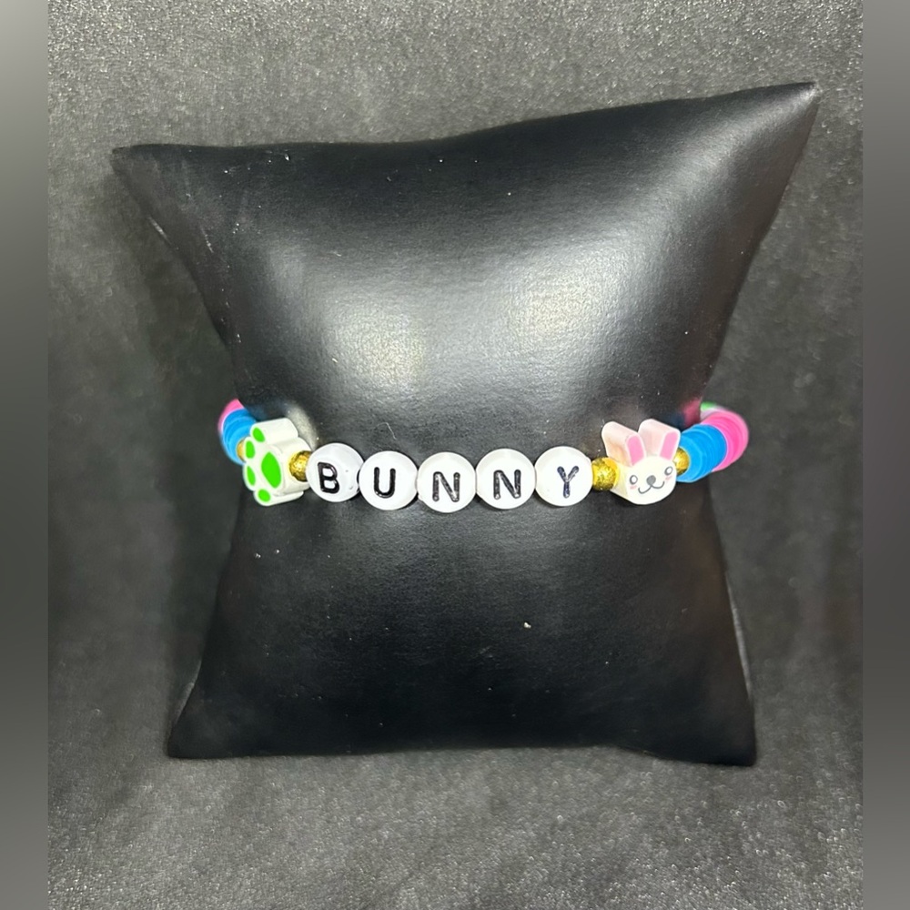 Bunny (Happy Easter) Heishi Bracelet